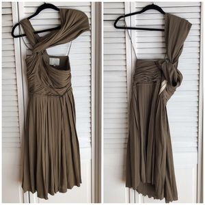 3.1 Phillip Lim Silk Pleated Grecian Dress Size 2